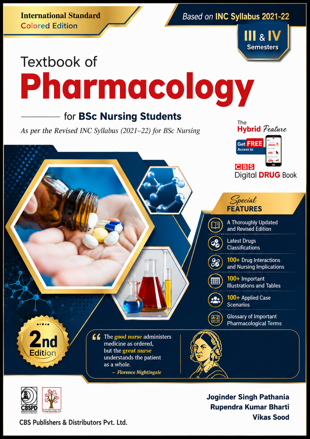 Textbook of Pharmacology for BSc Nursing Students – 2nd Edition