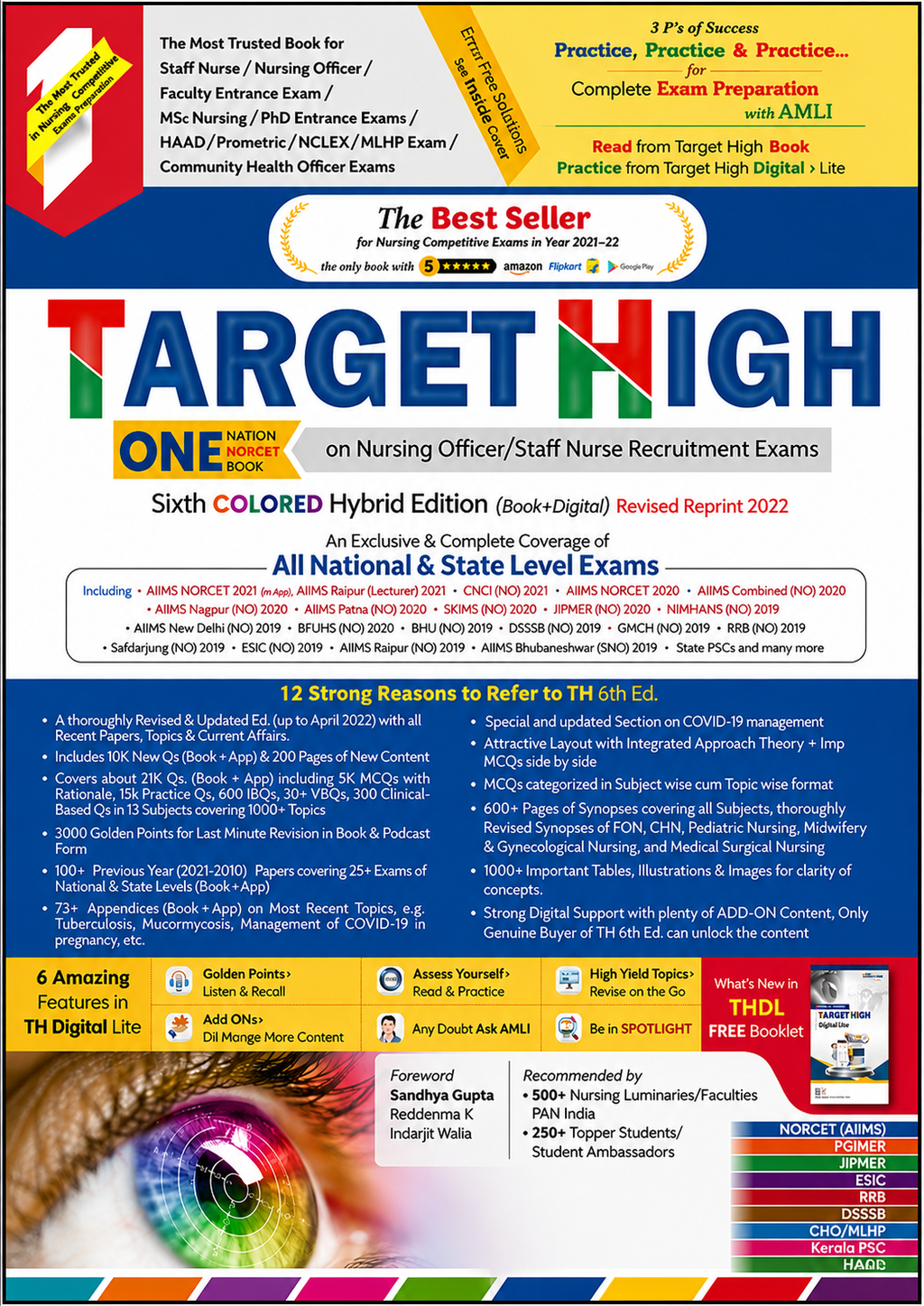 Target High – 6th Colored Hybrid Edition | Important & High-Yield Nursing Exam Preparation eBook