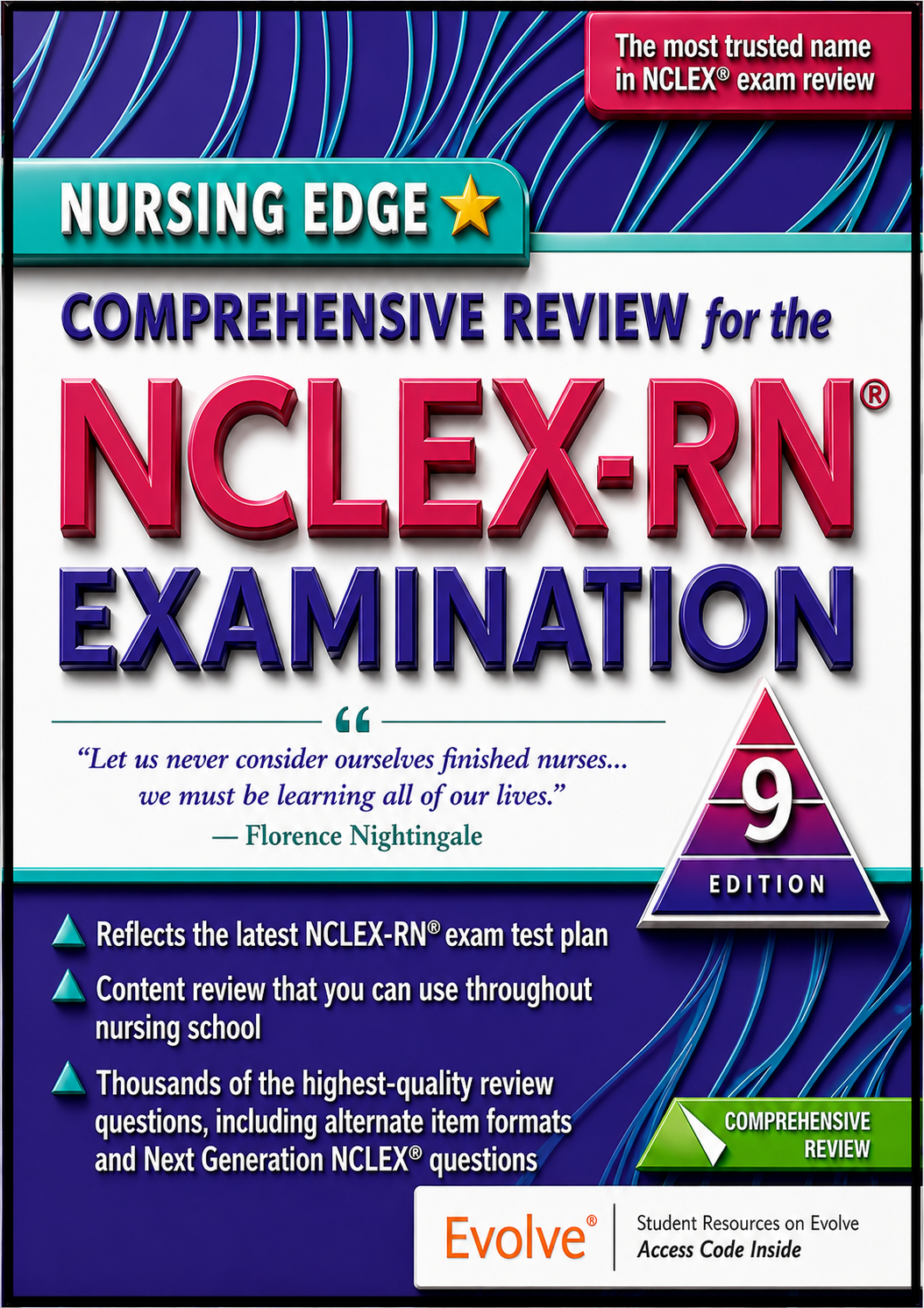 Build stronger nursing knowledge and prepare smarter for the NCLEX-RN® with Nursing Edge – Comprehensive Review, 9th Edition.