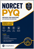 NORCET 1–10 PYQ Book | Prelims & Mains | Previous Year Questions with Detailed Explanations
