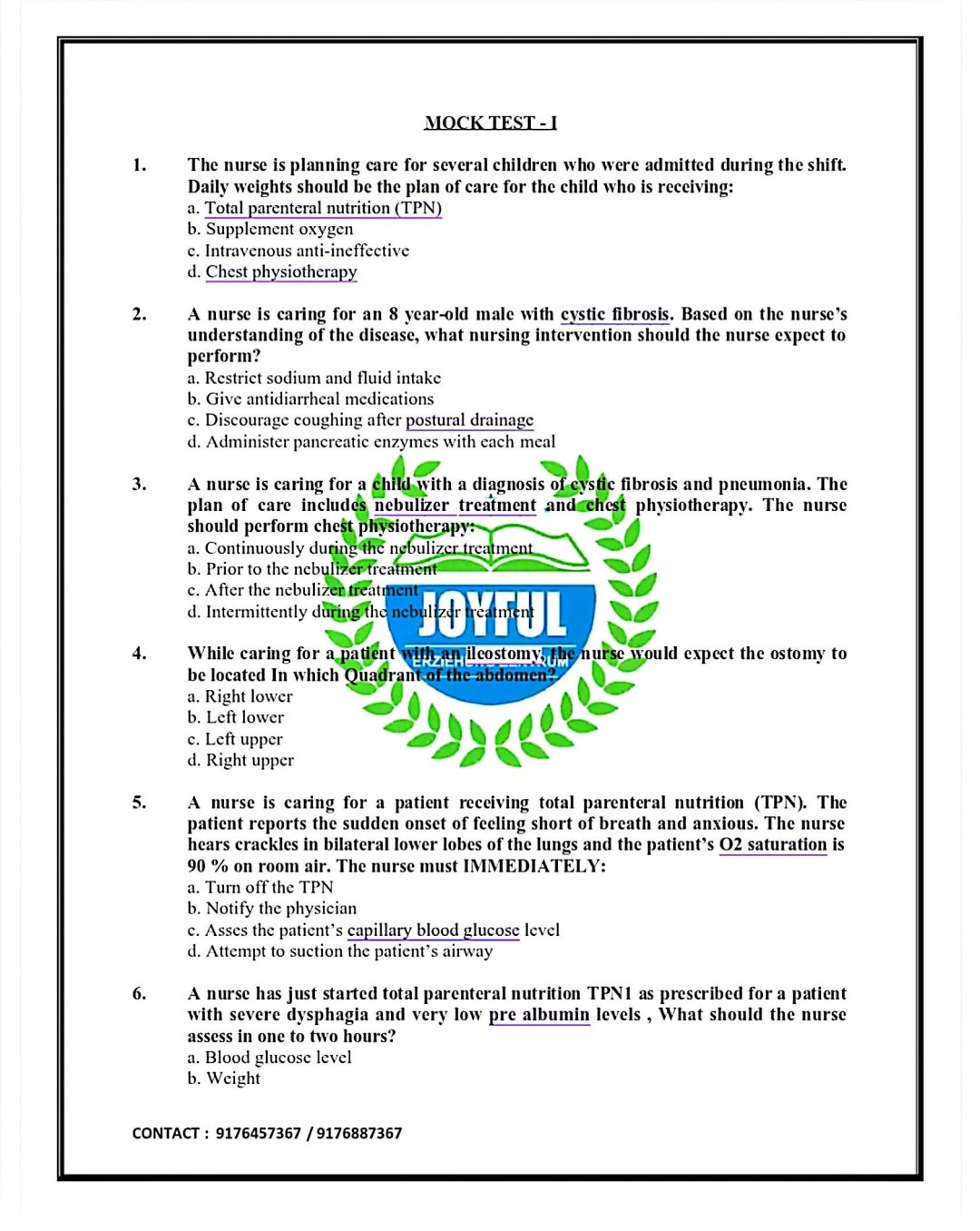 DHA Nursing Exam – 200 Exam-Style MCQs