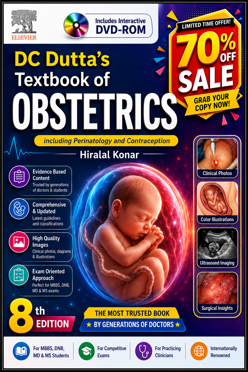 DC Dutta’s Textbook of Obstetrics – 8th Edition | Complete Obstetrics Guide